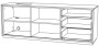  Тумба опорная обвязка BT, фасады BT, левая / NZ-0201.BT.BT.L /  1700x450x620 обвязка BT, фасады BT, левая - 1