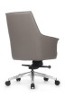 Кресло для персонала Riva Design Chair Rosso В1918 серая кожа - 3