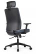 Кресло для руководителя Riva Design Boston KB023H синяя премиум экокожа - 4