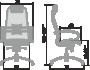Кресло для руководителя Метта Samurai SL-1.04 бордовый - 4