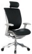Кресло для руководителя Expert SPRING натуральная кожа, пластик белый SPL01-G-BK-L