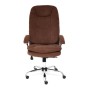 Кресло для руководителя TetChair Softy Lux коричневый флок - 1