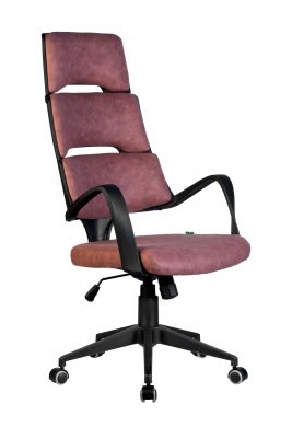 Кресло для руководителя Riva Chair RCH SAKURA+Чёрный пластик/Фьюжн терракота