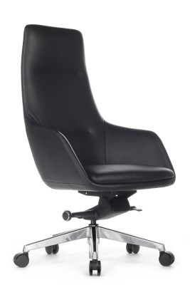 Кресло для руководителя Riva Design Soul A1908 черная кожа