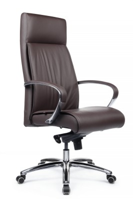 Кресло для руководителя Riva Design Gaston 9164 коричневая кожа