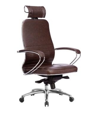 Кресло для руководителя Метта Samurai KL-2.04 коричневый