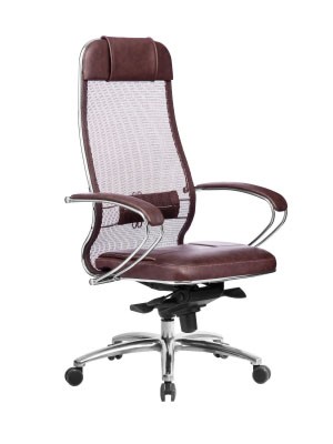 Кресло для руководителя Метта Samurai SL-1.04 бордовый