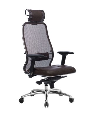 Кресло для руководителя Метта Samurai SL-3.04 коричневый