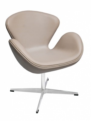 Дизайнерское кресло SWAN CHAIR латте